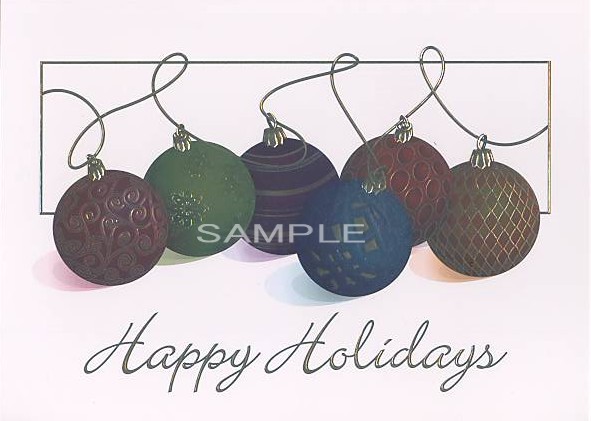 Happy Holidays (6色オーナメント)